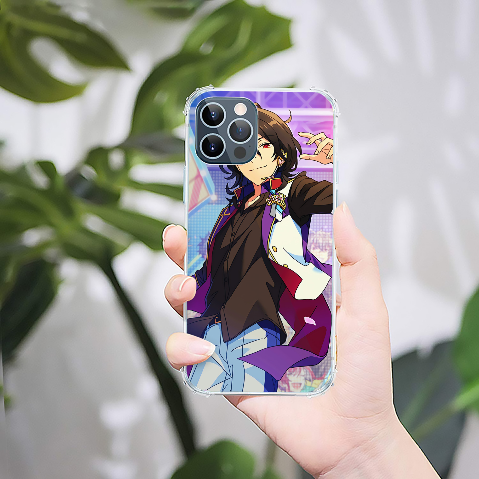 （画像用） あんさんぶるスターズ! Ensemble Stars 【iPhone 12シリーズ対応】透明スマホケース（クリアソフトケース）